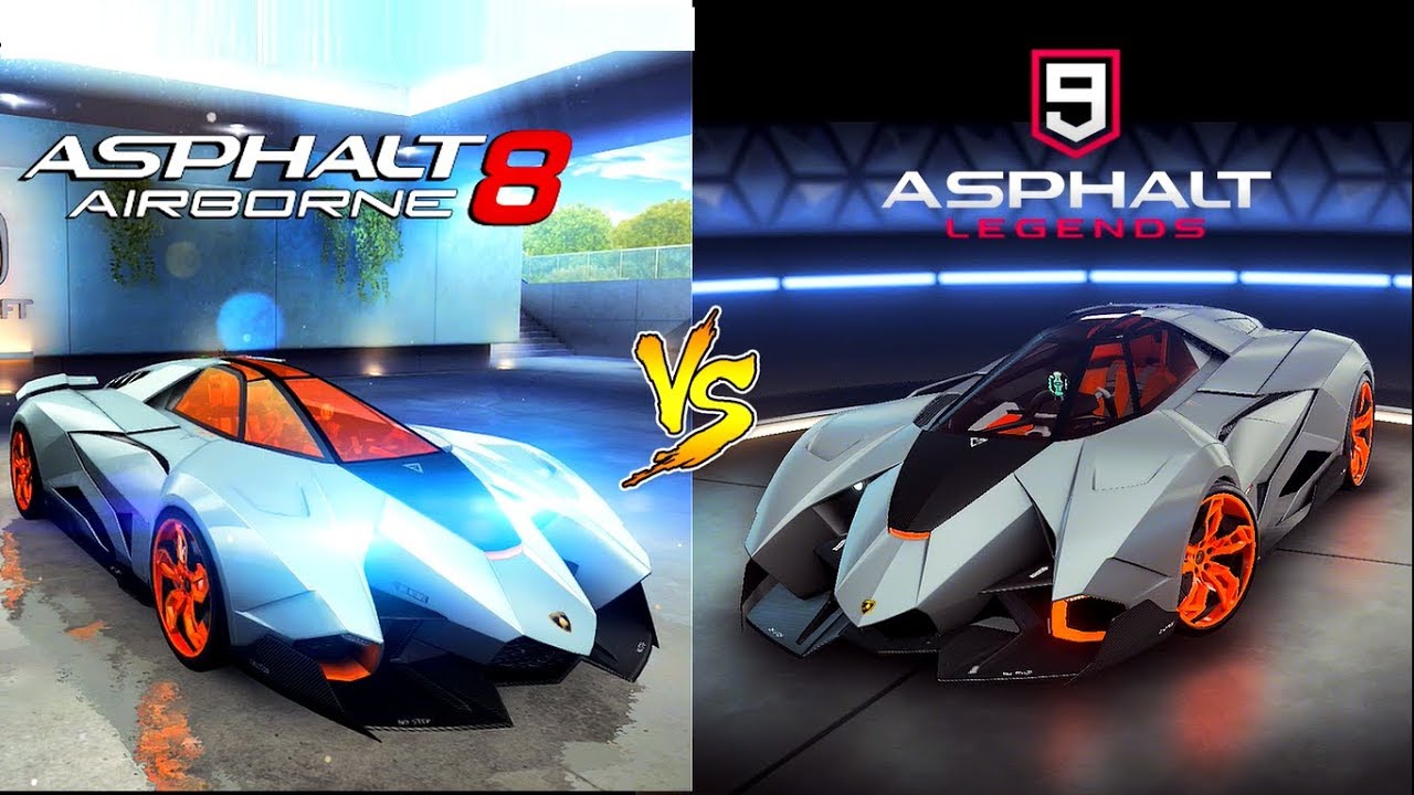 What is the difference between Asphalt 8 and Asphalt 9? Which one