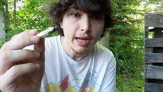 Smoking a blunt and a Joint