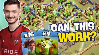 TRIBE GAMING with EXPERIMENT in PRO MATCH | Clash of Clans
