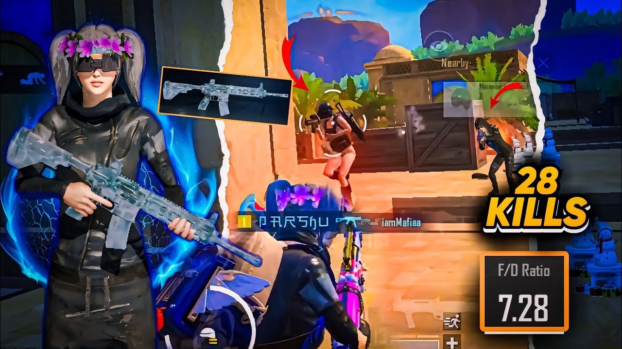 (28 KILLS!) 🔥IN SINGLE MATCH FASTEST GAMEPLAY With NORMEL BLACK OUTFIT IOS, 11,13,14,15,11Pro,Xr