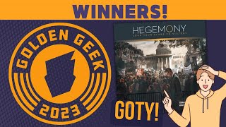 Golden Geek Awards - Winners Reaction! (2024)