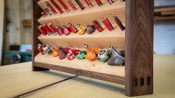 WOODWORKING,  BUILD A ROUTER BIT SHELF!