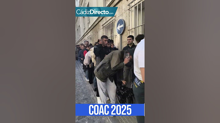 Colas para la compra de entradas de la Final del Falla #carnavaldecádiz #coac #coac2025
