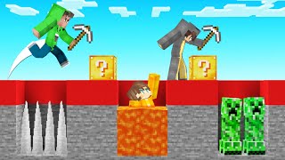 Minecraft 1v1v1 LUCKY BLOCK Race (extreme edition)