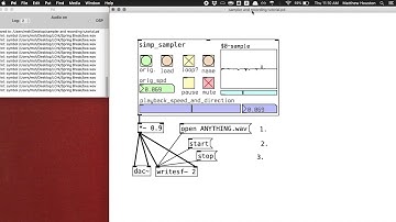 Simple Recording with pure data