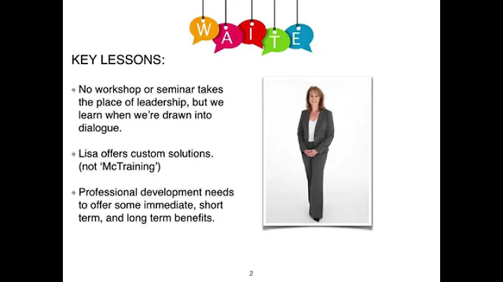 Lisa Waite leadership interview