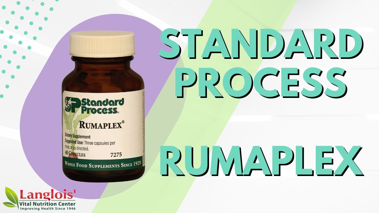 Standard Process Rumaplex YouTube