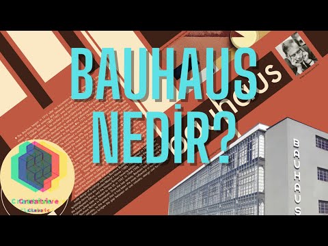 Video: Bauhaus stili iç mekanda (fotoğraf)