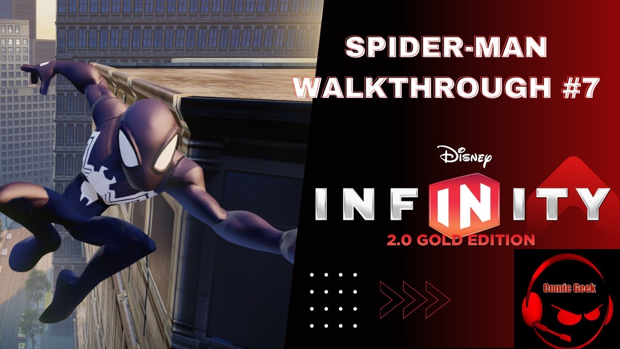 SpiderMan Walkthrough Part 7 Black Suit SpiderMan!!! Disney