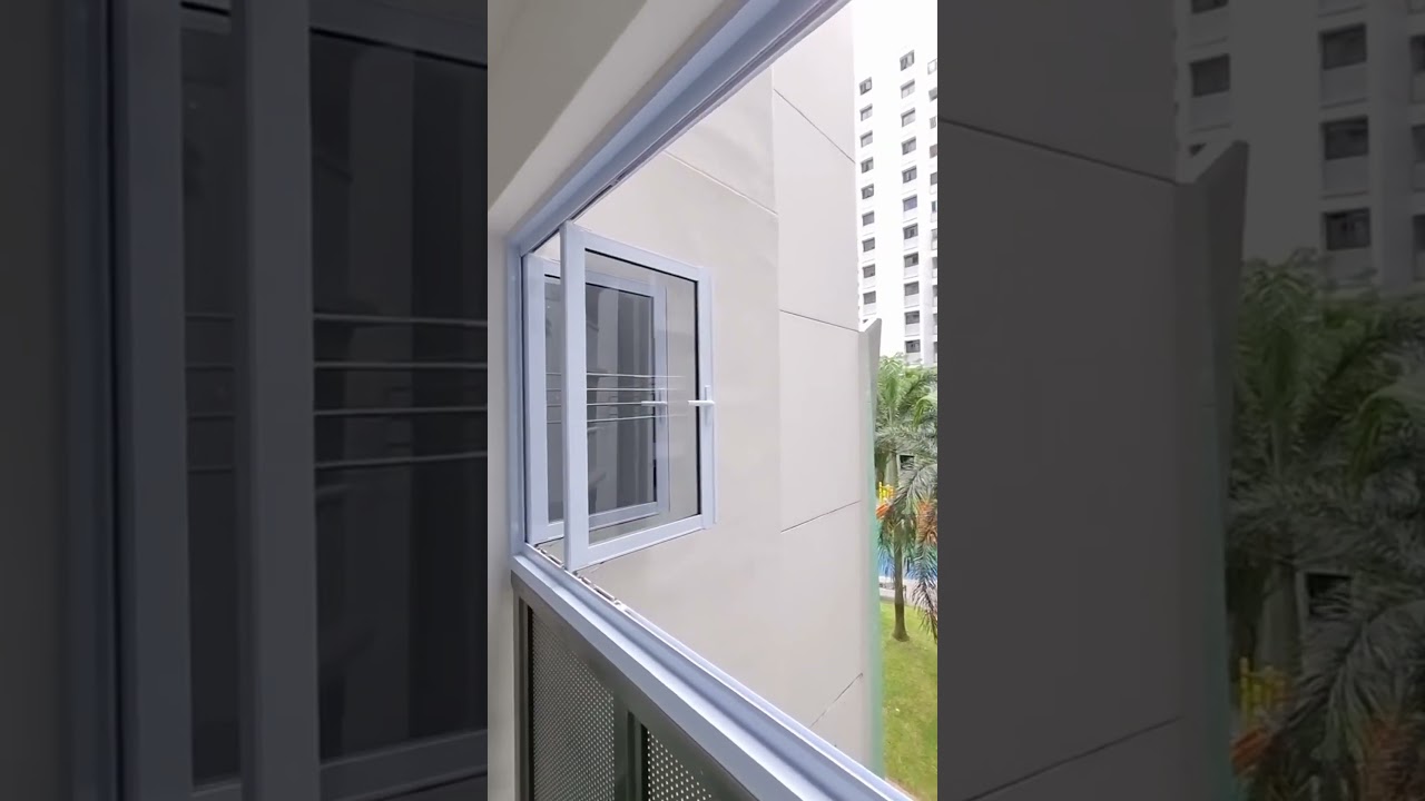 180 Degrees Opening and Closing Swing Sliding Window | Out Swing Windows 