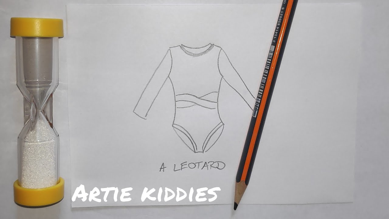 1 Minute Drawing - A Leotard