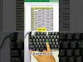 Fill All Blank Cells in Excel in 5 Seconds No Typing Needed! #columnformatting #ytshorts
