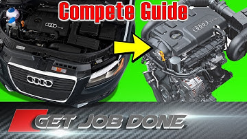 AUDI A3 Engine REMOVAL Full Video TUTORIAL- VW Audi CCZA 2.0 TFSI EA888