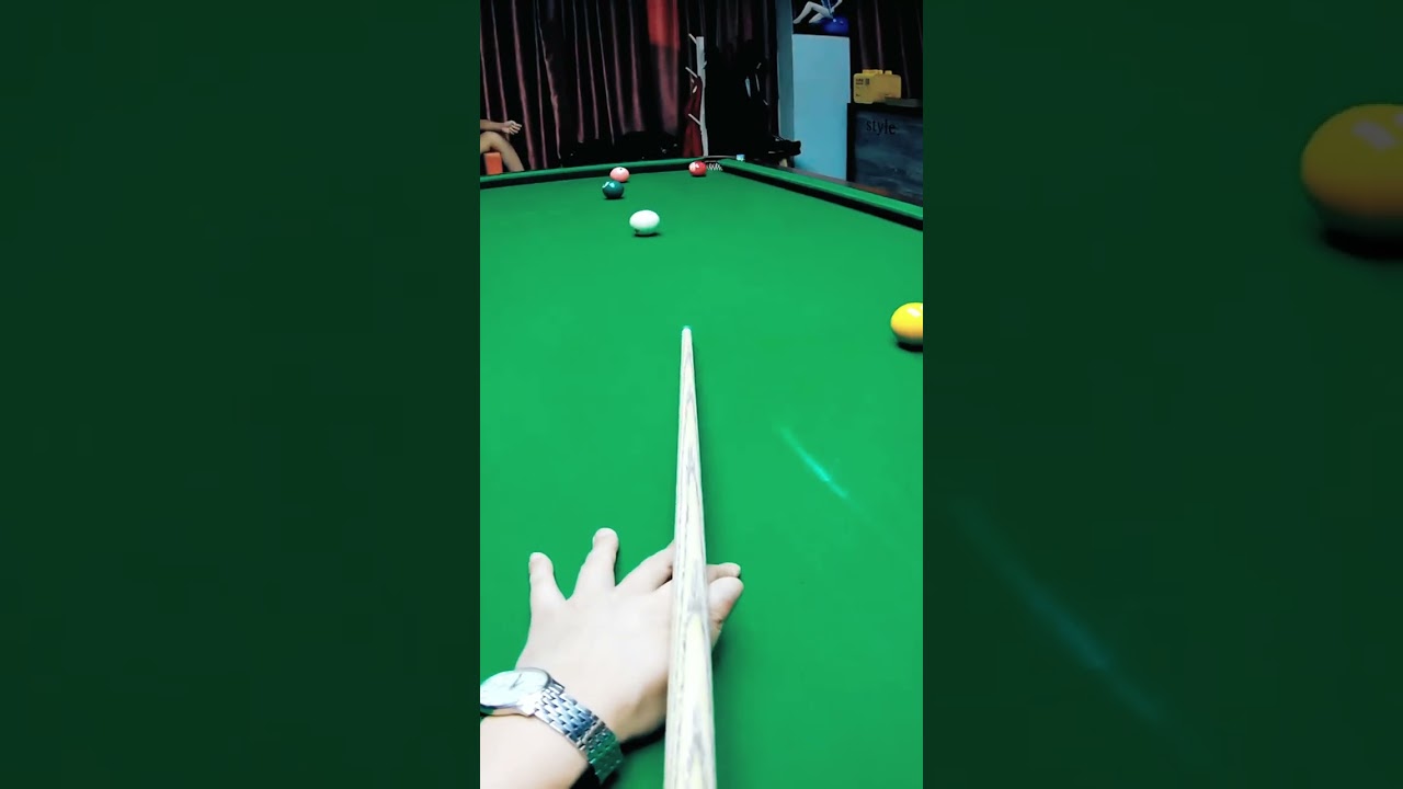 Billiards - 1251 - Snooker - billiard shot - #Snooker #billiards #pool #billiardsgame #trickshot