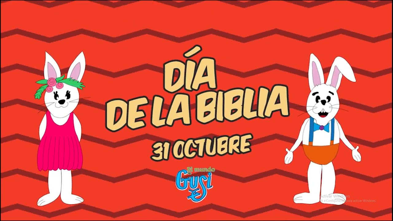Día de la Biblia - Octubre mes de la biblia - YouTube