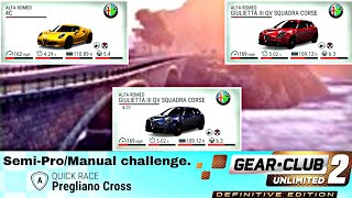 Switch Gear Club Unlimited 2 DE G4, 3P local split screen on Pregliano Cross, 4C!