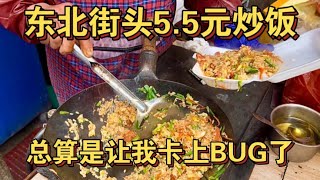 东北街头5.5元炒饭这回总算是让我卡上BUG 了