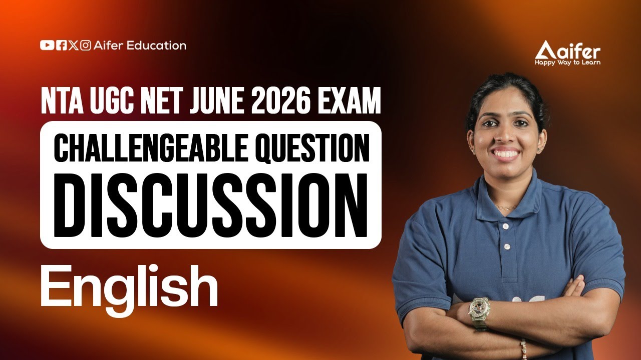 ENGLISH - UGC NTA NET ENGLISH CHALLENGEABLE QUESTION DISCUSSION
