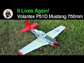 It Lives Again! Test Flights! - Volantex 768-1 P51D Mustang Red Tail 750mm Wingspan Warbird PNF