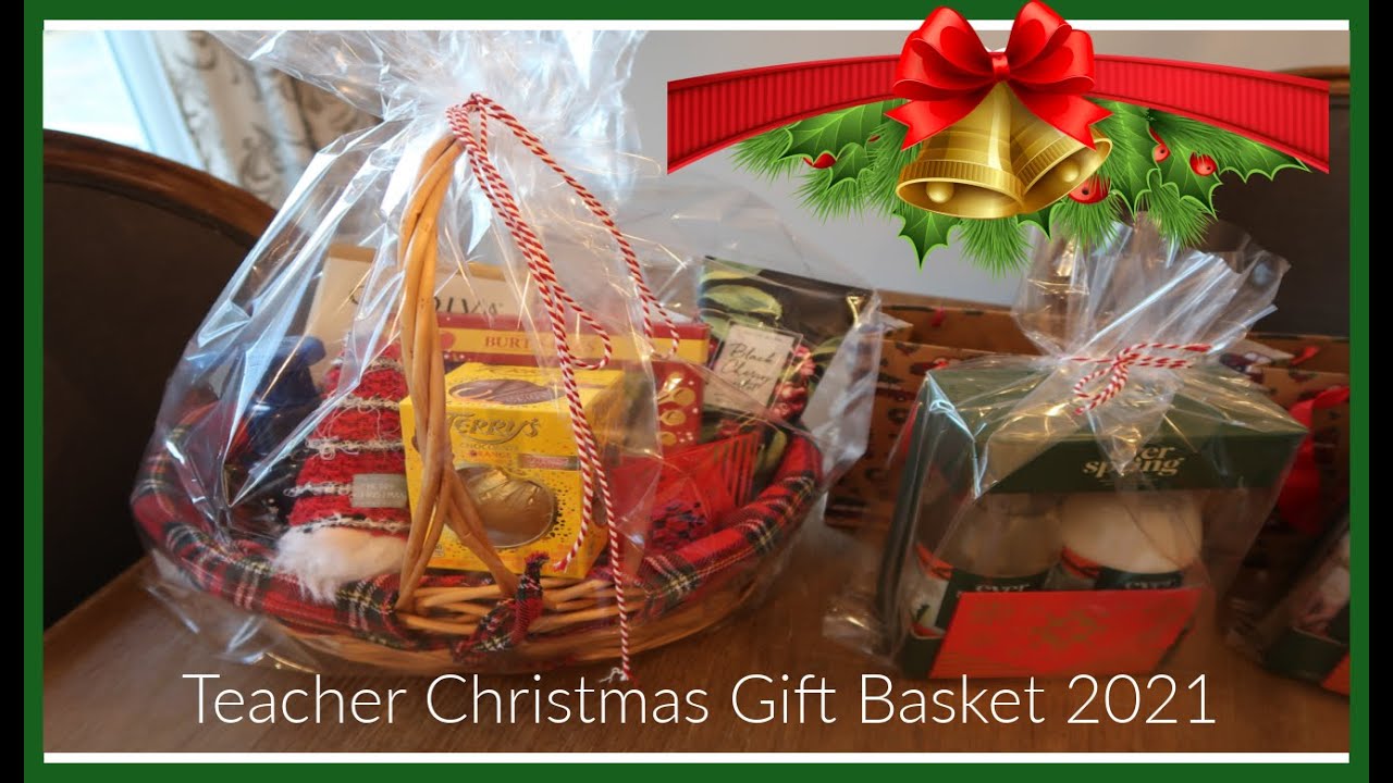 Teacher DIY Gift Basket Holiday 2021 YouTube