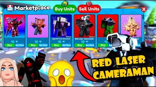 Wowkorkunç Hasar Red Laser Cameraman Ne Kadar ? Market Ep 71 Roblox Toilet Tower Defense