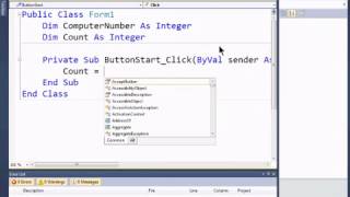 Visual Basic 2010 Express Tutorial 10   Guess My Number Part 1 of 2   Game