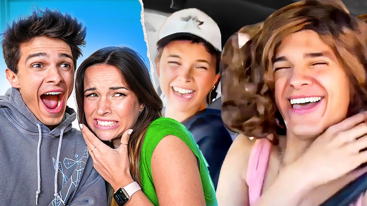 Reacting To Our Old YouTube Videos  Brent Rivera  Pierson Wodzynski