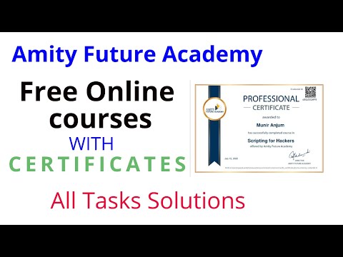 Amity Future Academy Free Online Courses with Certificates