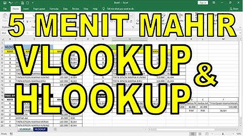 Cara Mudah Belajar Vlookup dan Hlookup