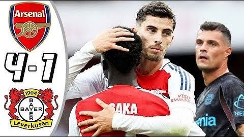 Arsenal vs Bayer Leverkusen 4-1 All Goals Highlights Friendly Match 2024