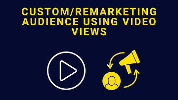 How To Create Custom/Remarketing Audiences Using Video Views | Facebook Ad Series | Part 32