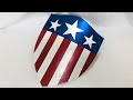【MARVEL】キャプテンアメリカの盾つくってみた　How to make Captain America Shield　DIY　スティーブ・ロジャース　MCU