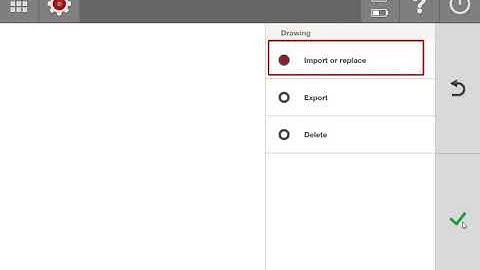 How to import a DWG (Drawing File) into your PLC 400 Tablet