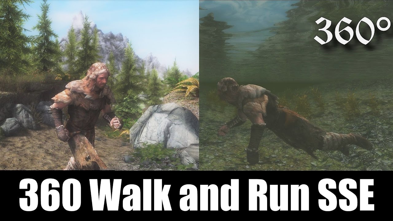 skyrim 360 walk mod