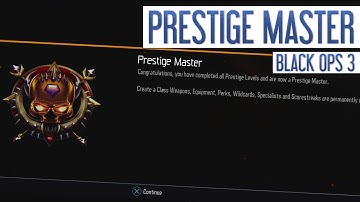 BO3: Prestige Master Barracks, Stats and Custom Classes
