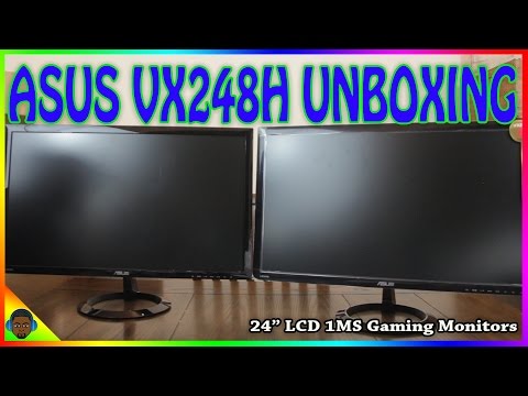 Unboxing 2 ASUS VX248H LCD Gaming Monitors