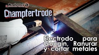 Chamfertrode Electrodo para Gouging, Ranurar y cortar metales