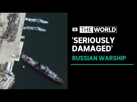 Russia's flagship of the Black Sea fleet 'seriously damaged' after missile hit | The World