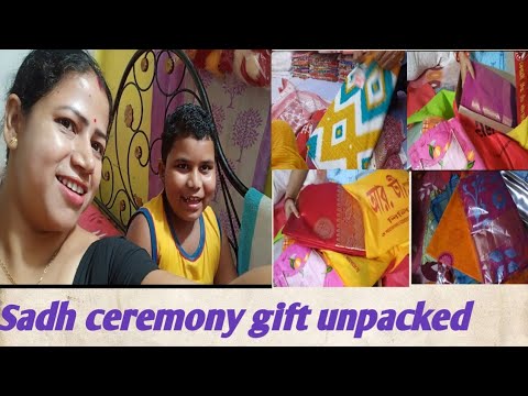 Sadh ceremony gift unpacked - YouTube