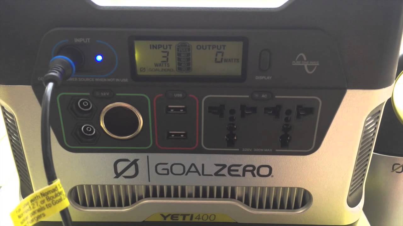 Goal Zero Yeti 400 - YouTube