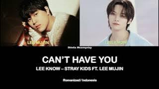 Download lagu LEE KNOW, LEE MUJIN - CAN'T HAVE YOU || SUB INDO LIRIK/LYRICS ROM INA