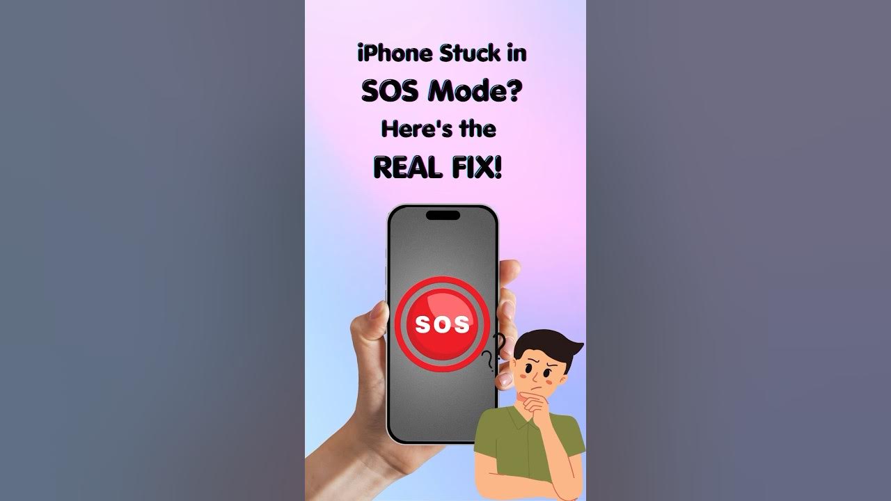 Iphone stuck in sos mode here s the real fix sos youtube