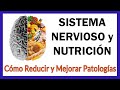 NUTRICIÓN Y SISTEMA NERVIOSO 🥗 Te enseñamos Cómo REDUCIR y MEJORAR Patologías Asociadas