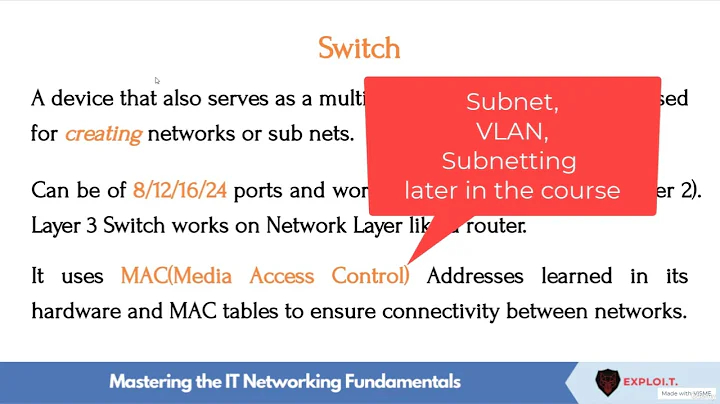 14. What is a Networking Switch || Mastering the IT Networking Fundamentals || Skilled Animator