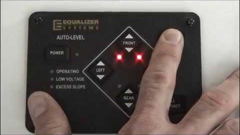 How to program Equalizer Systems Auto Level