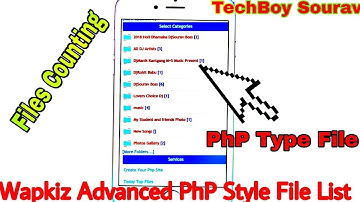 Wapkiz Website Folder Coding || Wapkiz Website Design 2019 || Techboy Sourav