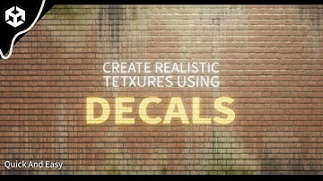 Create Realistic Textures Using DECALS In Unity URP