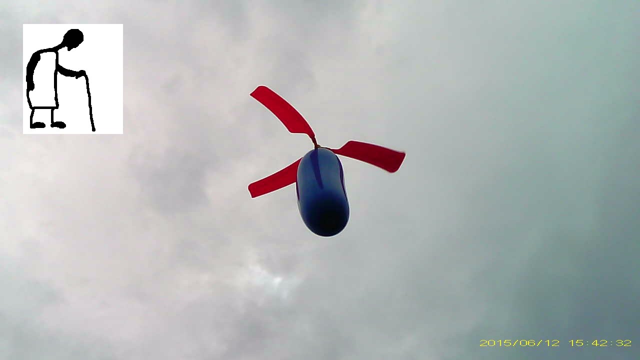 German Trendseller® 4 x Ballon Helikopter l Steil Flieger l Propeller Ballons 