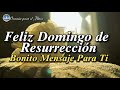 Feliz domingo de Resurrección Abre este bonito mensaje para ti Hermoso día