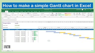 How to Make a Simple Gantt Chart in Excel
